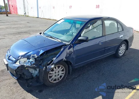 2004 Honda Civic Lx из США, поврежденный, VIN 2HGES15544H622758